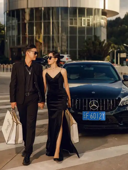 街拍婚纱照黑纱婚纱照玉溪婚纱照