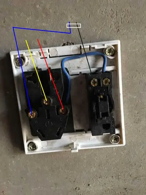 这个开关怎么接还有灯