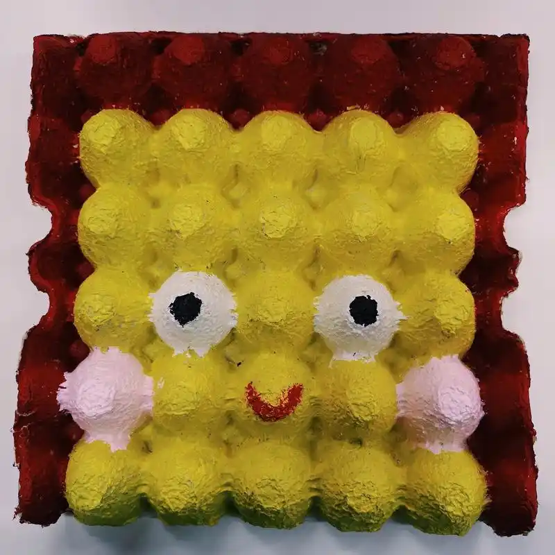 97幼儿园环创97蛋托画