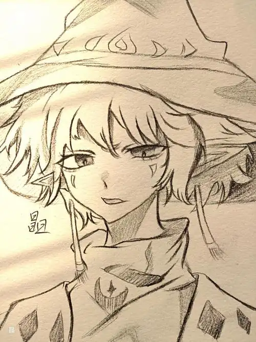 教你画光遇巫师