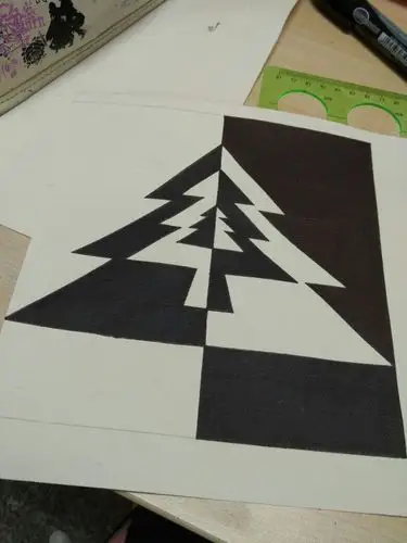 【勿转】手绘 · 原创 · 面的构成 ·树