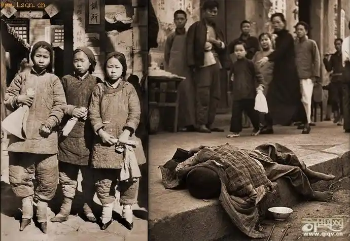 一组记录中国百年沧桑老照片