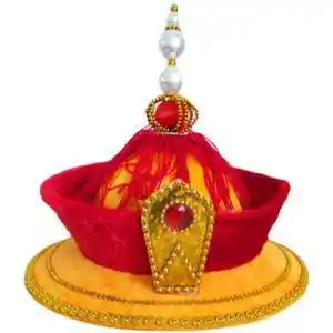 影视乾隆帽皇帝帽子戏曲戏剧头饰 古装古代皇帝帽子 清朝皇帝帽