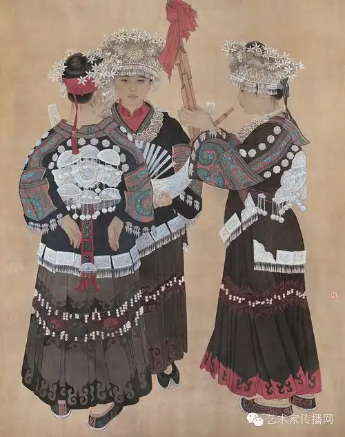 李任孚 苗族姑娘