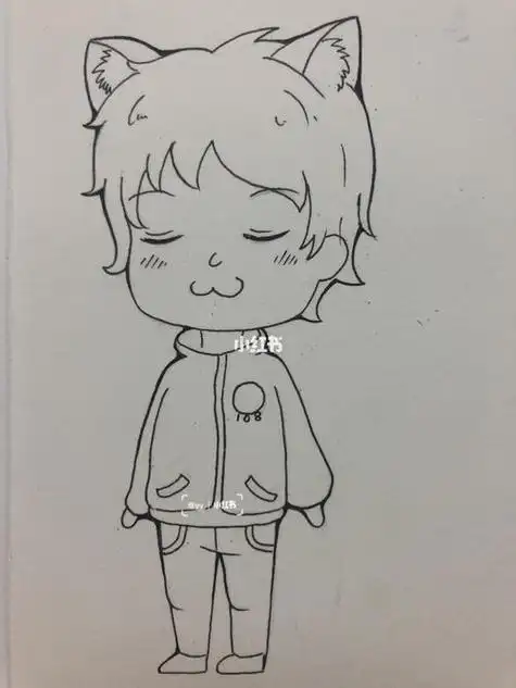 男生侧脸简笔画帅气男生侧脸简笔画