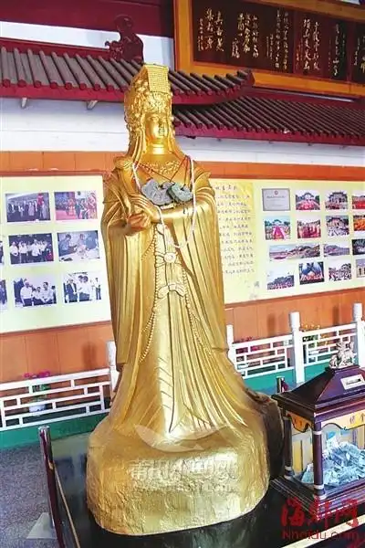 造价过亿的纯金妈祖像!用了323公斤黄金!