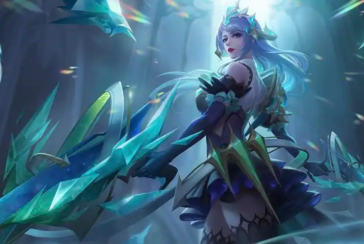 王者荣耀虞姬启明星使贵族v8限定皮肤同人