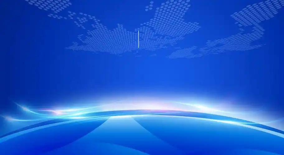 蓝色科幻背景免抠素材