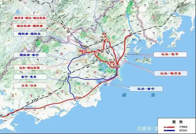 广东潮汕地区终于要雄起了!三条城际铁路将迎来建设