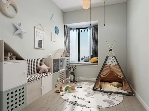 华发国宾壹号138平儿童玩耍区装修效果图