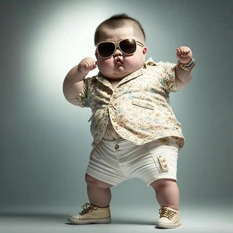 胖小孩头像小胖子头像定制胖墩墩也可爱 胖小孩