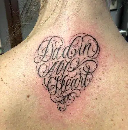 9张个性的花体字英文字母纹身图案英文花体字纹身6