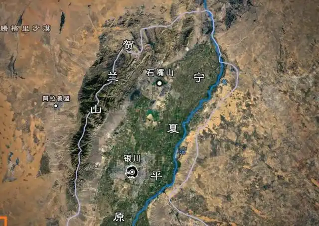 贺兰山是我国著名的内陆山脉之一, 该山脉位于宁夏回族自治区与内蒙古