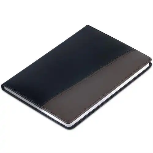 得力deli笔记本子皮面本记事本会议笔记本商务办公学生记事本7913