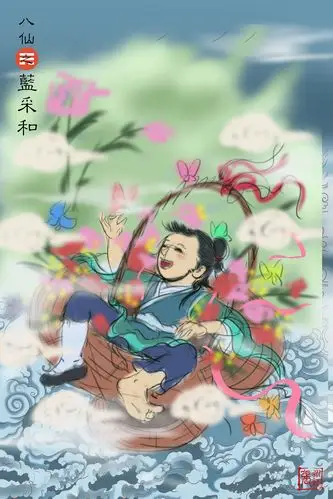 八仙--巽木 蓝采和