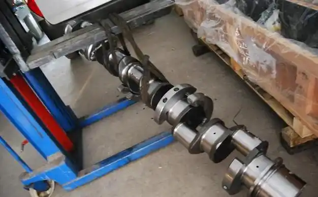 康明斯发动机曲轴的弯曲度和扭曲度检查工作流程k38,k50柴油机