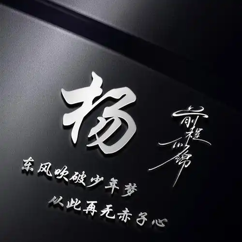 编号3546:微信头像,姓氏头像,商务励志头像-微信头像,百家姓氏微信