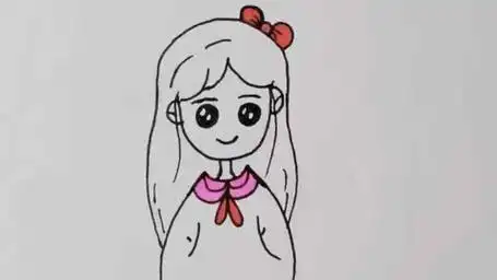 女孩这样画 简单又好看