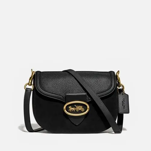 coach 蔻驰 saddle 荔枝纹牛皮马鞍包