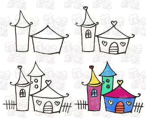 简笔画梦想王国《梦想王国》幼儿简笔画简笔画幼儿幼儿简笔画文化绘画