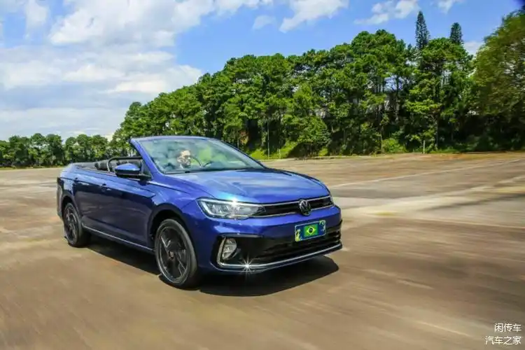 临时装配的特殊车型,大众virtus敞篷版实车图发布