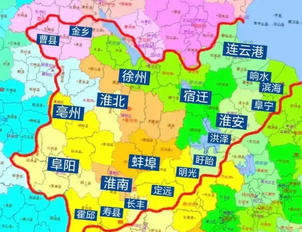 淮海地区区划调整畅想