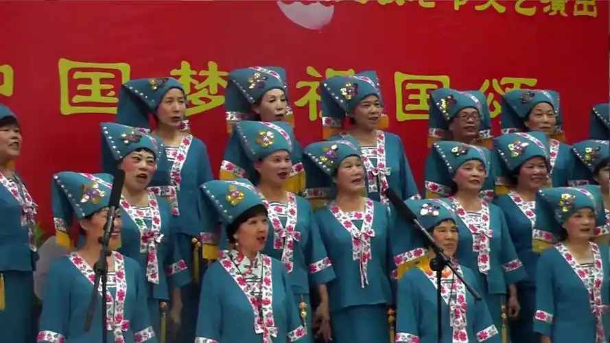 女声合唱《广西尼的呀》,《梦中的额吉》红河女子合唱团演出