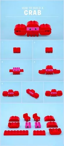 乐高大颗粒简易动物造型,和孩子一起玩起来!