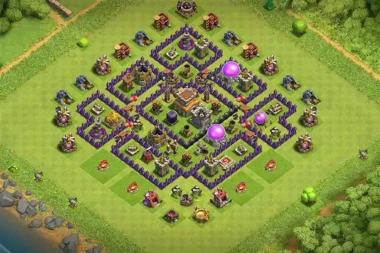 部落冲突八本最强阵型