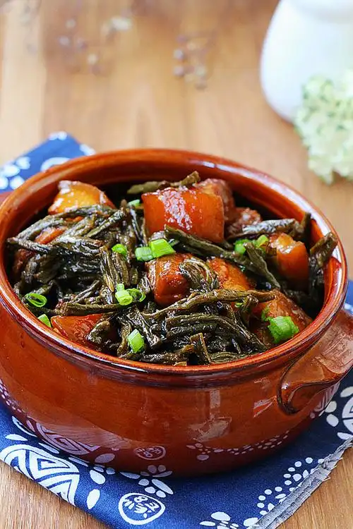 干豆角红烧肉的做法