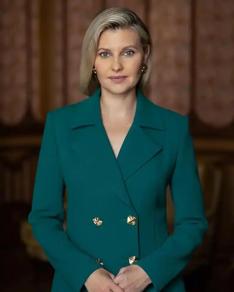 乌克兰第一夫人#奥莱娜·泽连斯卡 - 抖音