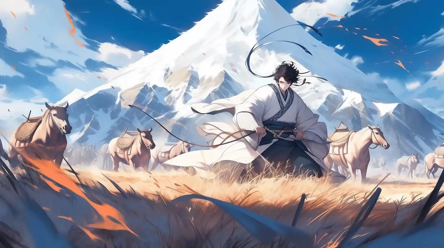 电脑壁纸 16:9 — 白马啸西风.虽一生颠沛流离,却一生快 - 抖音