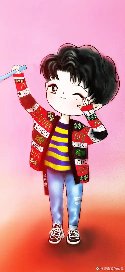 sunnee杨芸晴原图自新浪微博@臂弯般的依靠 2020/02/19|饭绘火箭少女