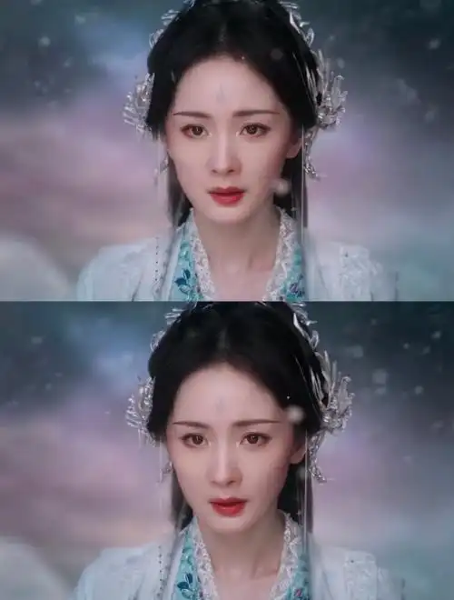 杨幂红色眼线##杨幂好甜好辣