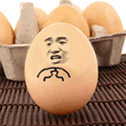 金馆长,无聊,鸡蛋_表情图库_速排小蚂蚁编辑器