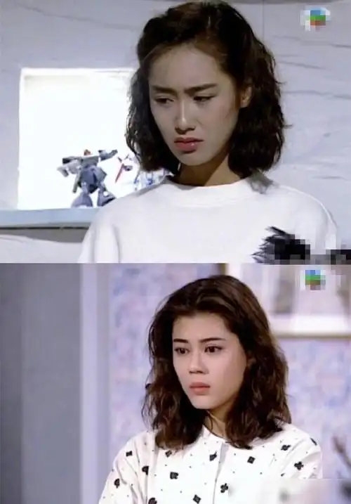 90年代女港星都爱这种发型蓬松丰盈有气质还特显脸小