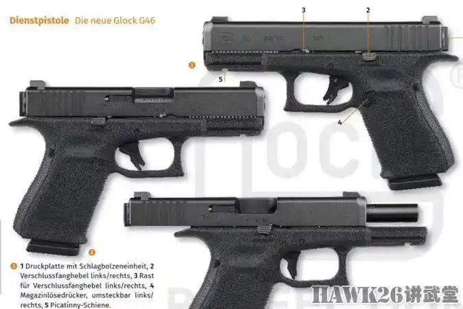 格洛克46正接受德国警方测试 改用全新自动方式