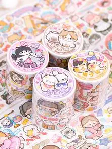 特油和纸胶带可爱猫咪手帐胶带手账拼贴素材语闲柒柒猫猫乐园