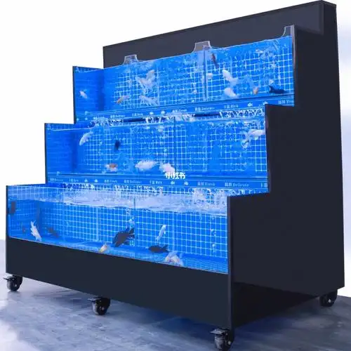 移动式三层海鲜养殖专用缸