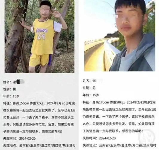 两兄弟失踪一周后在抚仙湖发现遗体,父亲:正在处理两孩子后事_海口镇