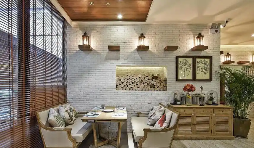 泰式火锅餐厅包间背景墙装修效果图