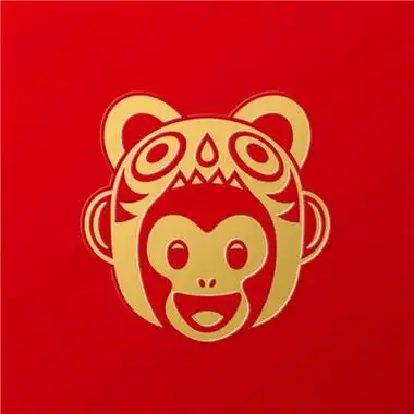 中国风红色喜庆十二生肖可爱头像图片