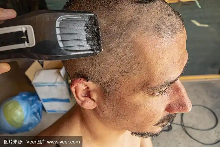 剪掉头发