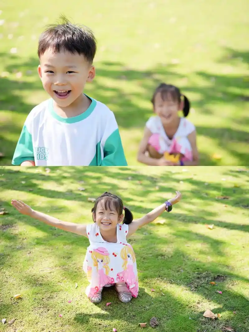 拍到了超级无敌可爱的两个小朋友 - 抖音