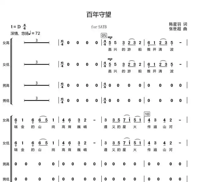 五四青春特别版 错位时空   重新改编编配#合唱编曲扒带制谱 - 抖音