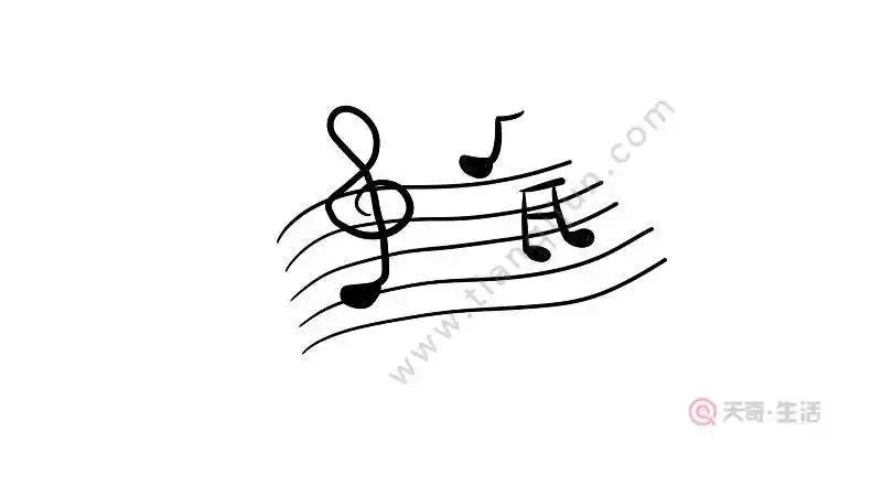 五线谱图片学习简笔画少儿图库儿童资源网音乐五线谱矢量素材下载02