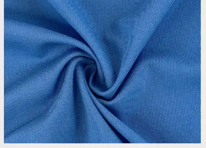 80s天丝哥弟纹 160g爽滑polo领商务t恤面料 冰凉感夏季针织衫布料