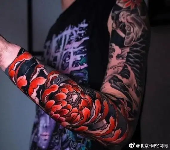 花臂纹身##写实纹身##欧美纹身图案##纹身分享