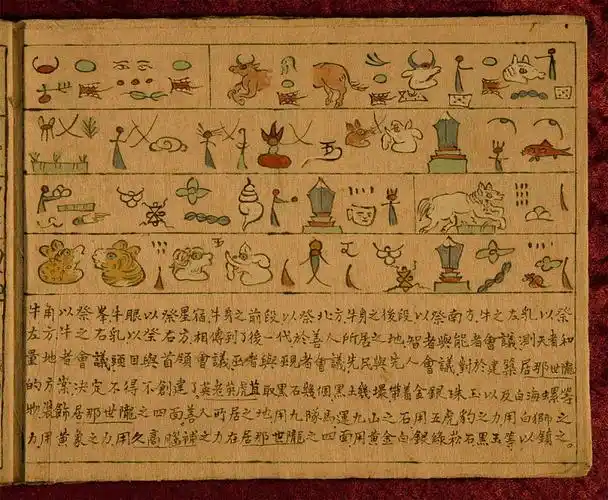 纳西族创世史诗《创世纪》之《洪水翻天》-56文化网