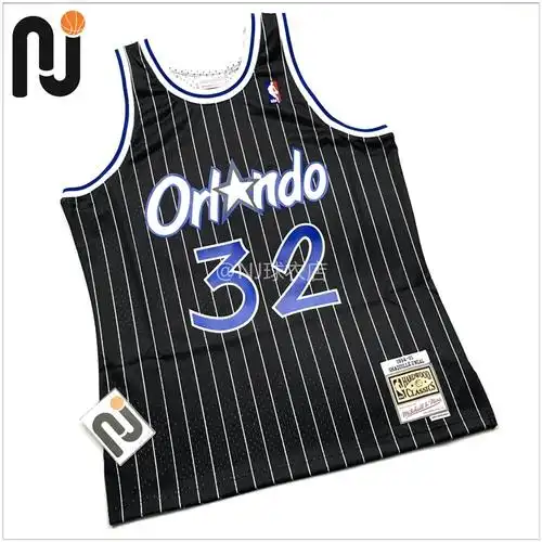 mitchellness奥尼尔neal9495魔术球迷复古sw球衣篮球服